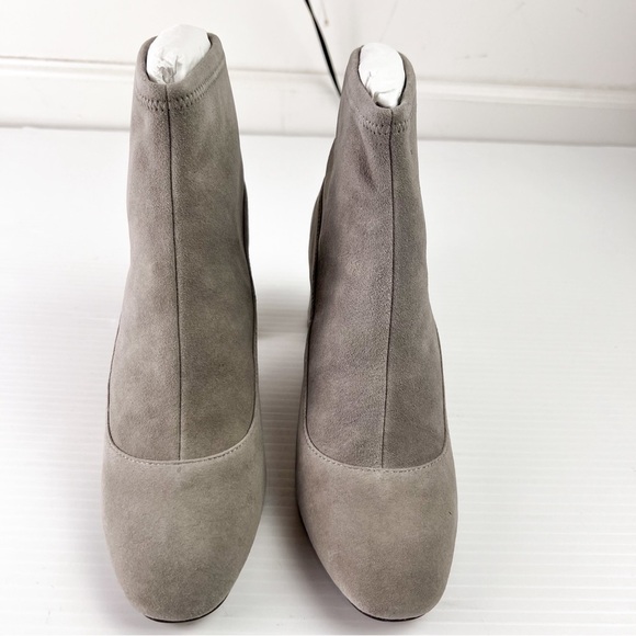 Cole Haan Ankle Boots womens 6.5 Laree Stretch Suede Grey Booties - Picture 3 of 11